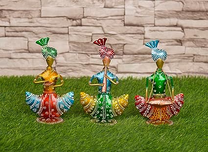 colorful sardar musician dolls