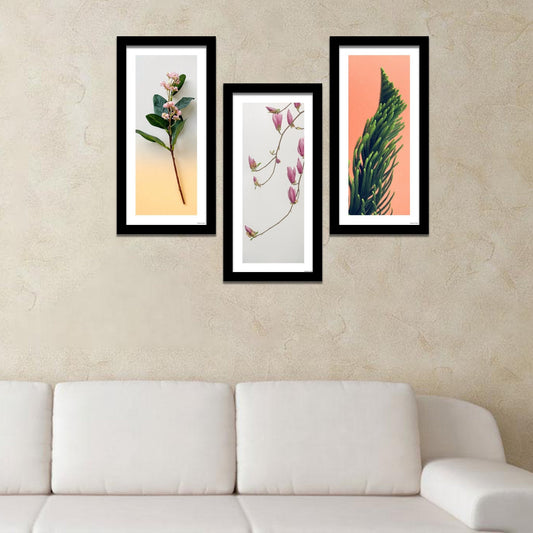 Sets of Floral and plants Wall Frame Painting set of 3