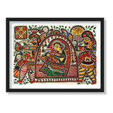 Madhubani Painting Art Mount Frame