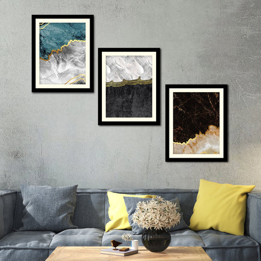 Paint Texture Decorative Wall Frame Set of Three