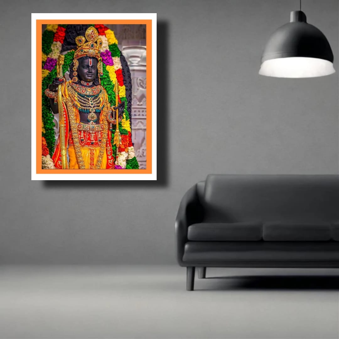 Lord Rama canvas wall painting