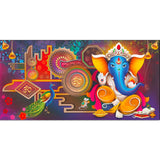 Lord Ganesha Religious Canvas Print Wall Painting