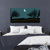 Night View Canvas Print Modern Wall Painting