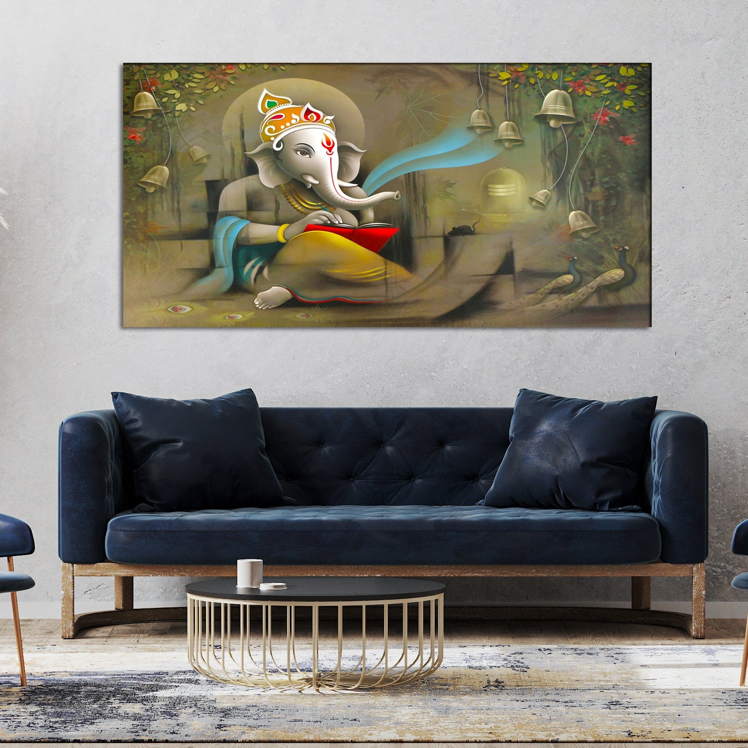 Beautiful Lord Ganesha Wall Painting for Home decor