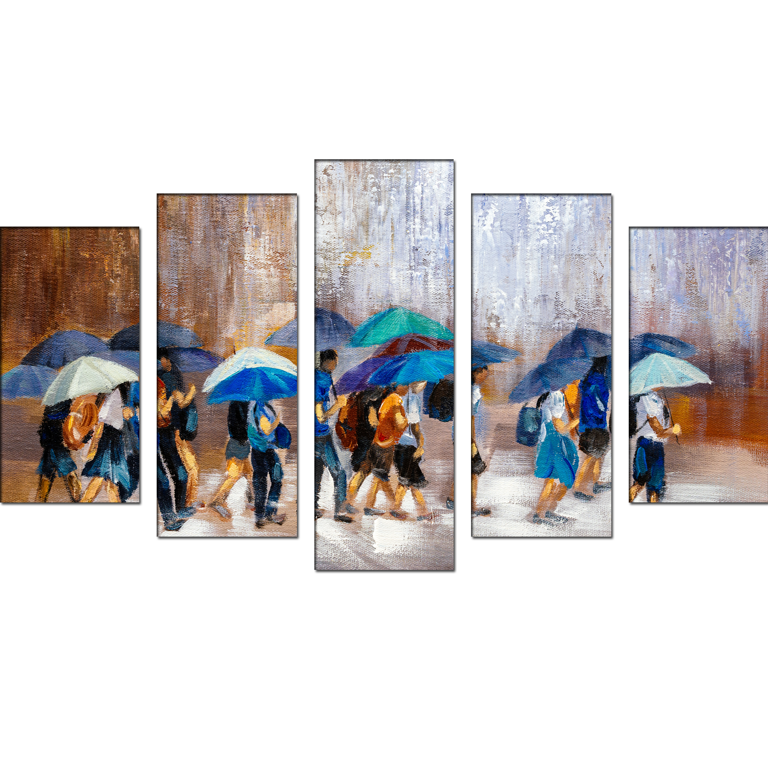 Rainy Day MDF Panel Painting