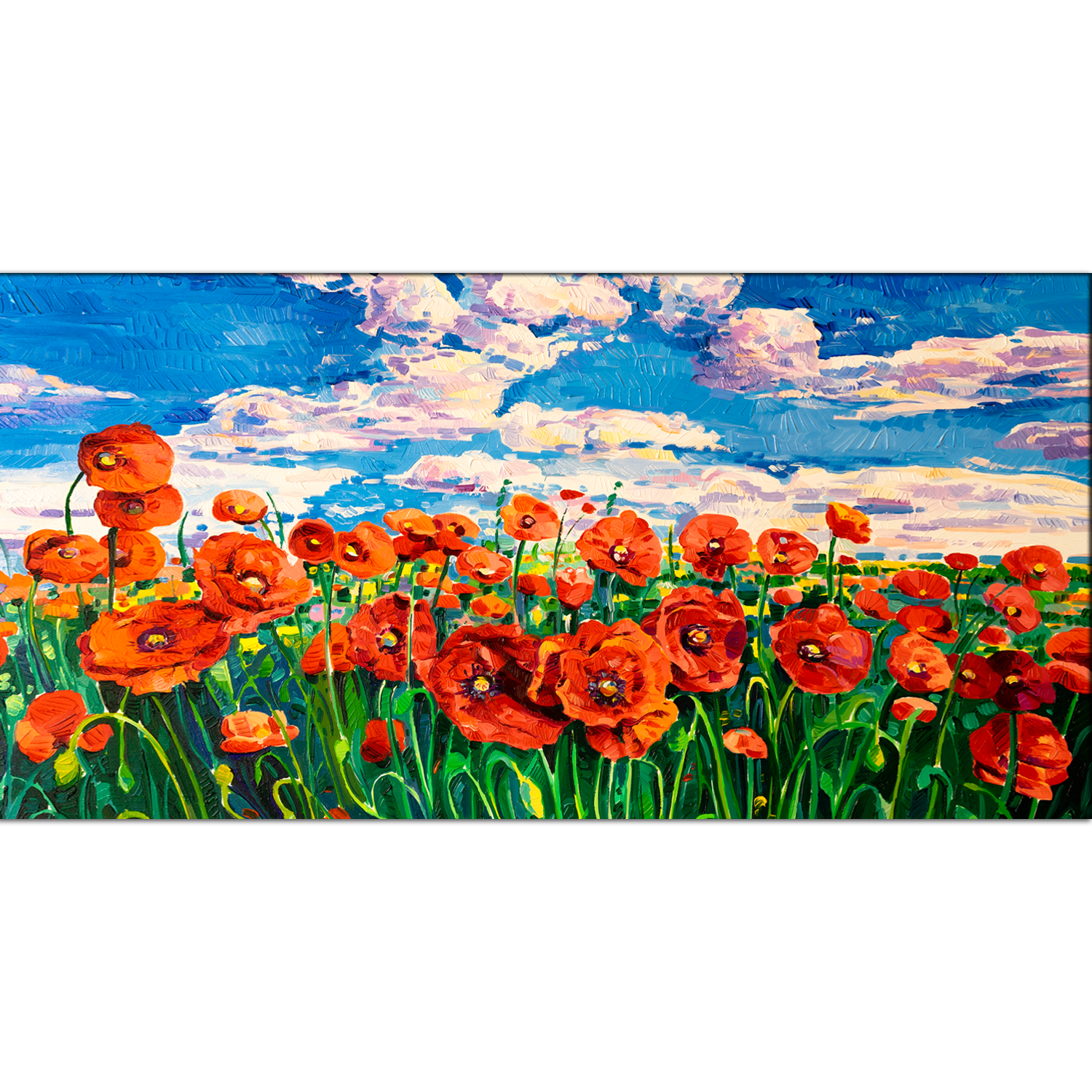 Red Flower Canvas Print Wall Painting
