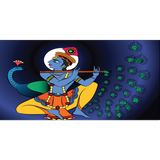 Lord Krishna Religious Canvas Print Wall Painting