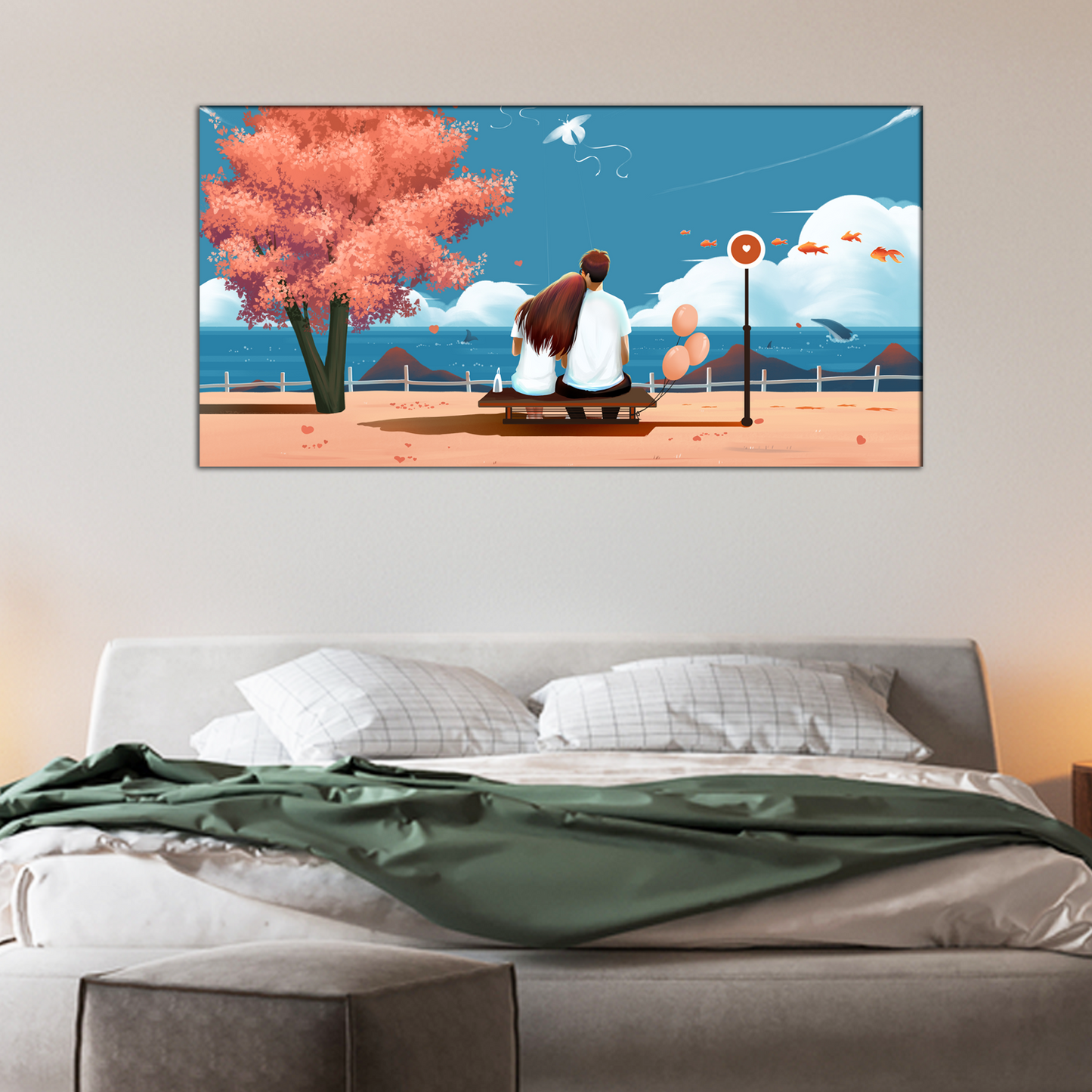 Couple Canvas Print Wall Painting