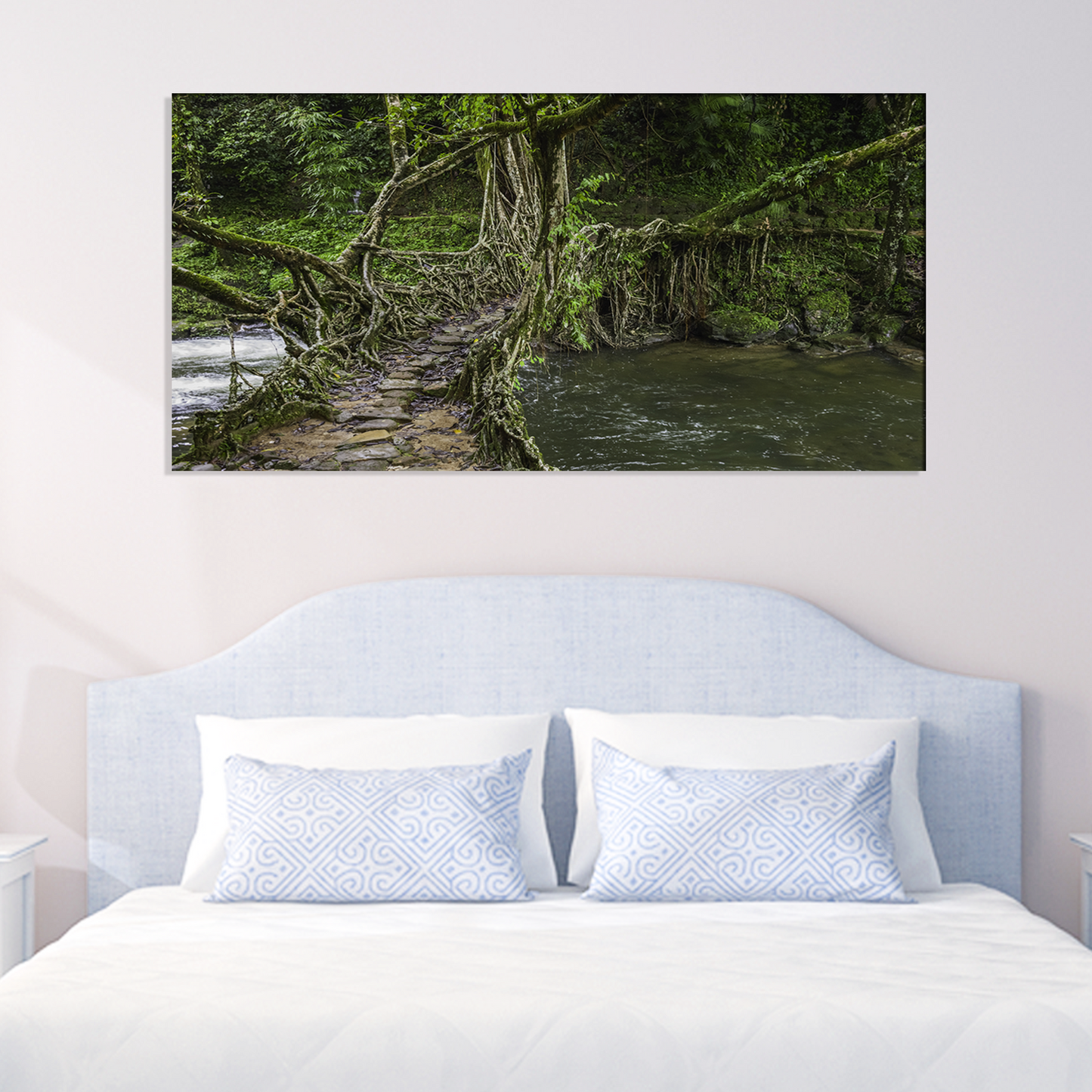 Forest & River Canvas Print Wall Painting