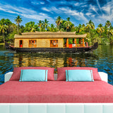 Houseboat Design Premium Quality  Wallpaper