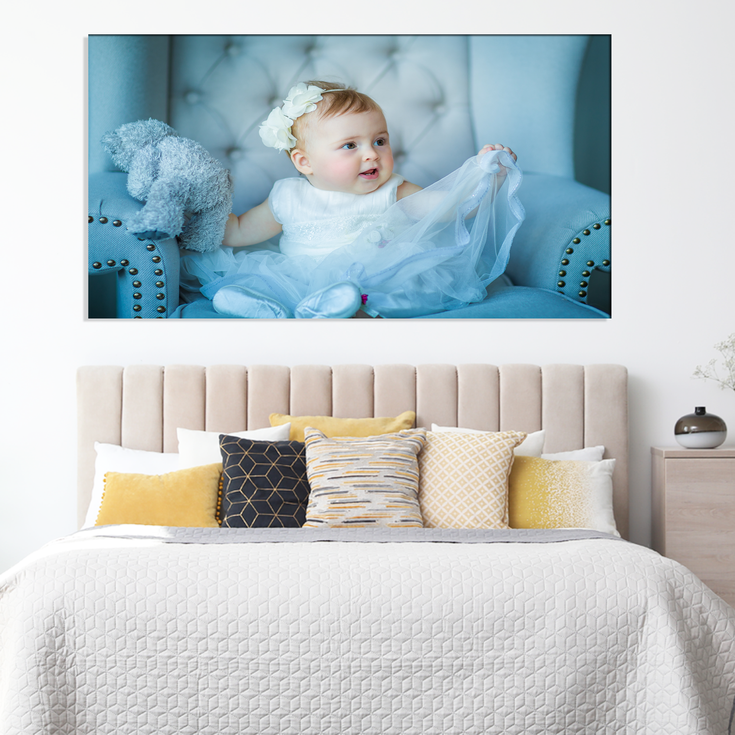 Baby Girl Painting Canvas Wall Painting