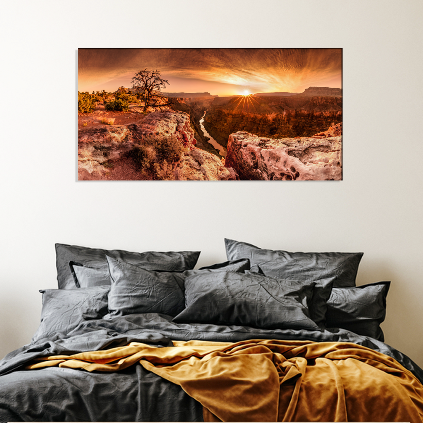 Sunset Canvas Print Wall Painting