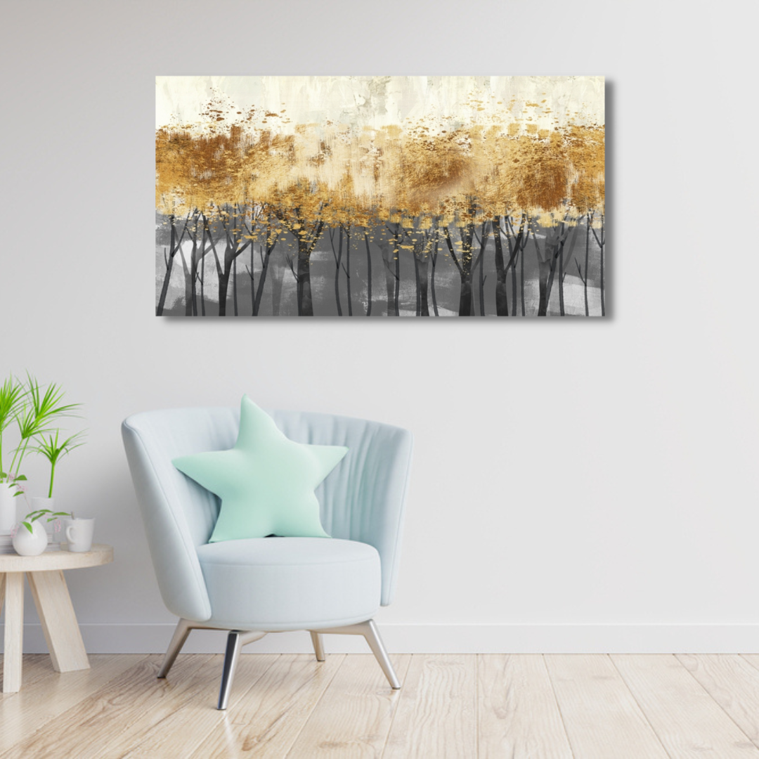 Canvas Print Wall Painting of Serene Sunset Landscape