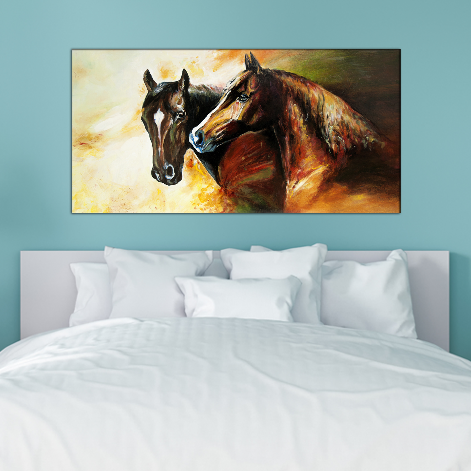 Modern oil horse Canvas Wall Painting
