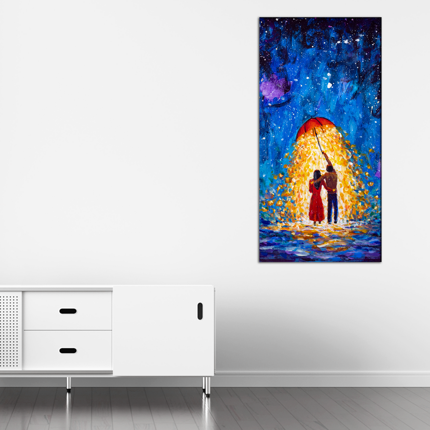 Romantic Couple Canvas Print Wall Painting