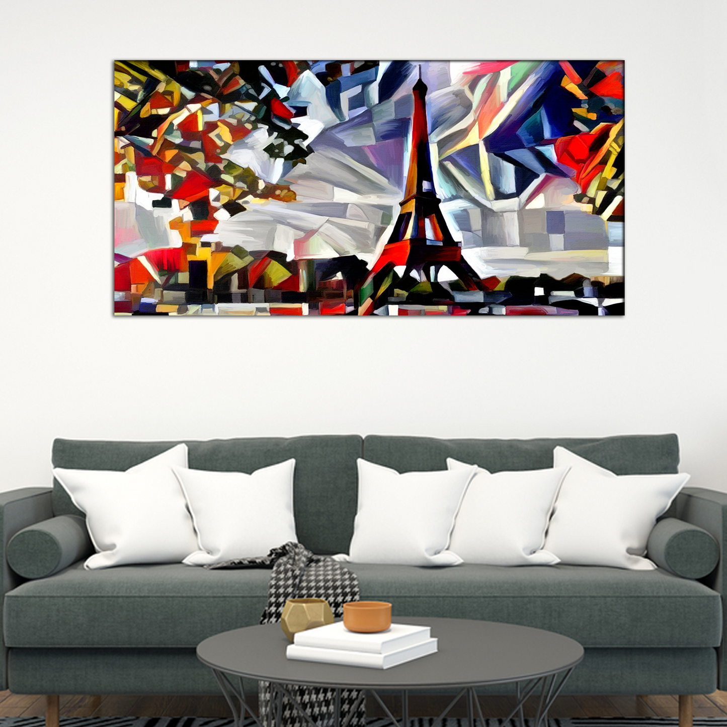 Eiffel Tower Canvas Print Wall Painting