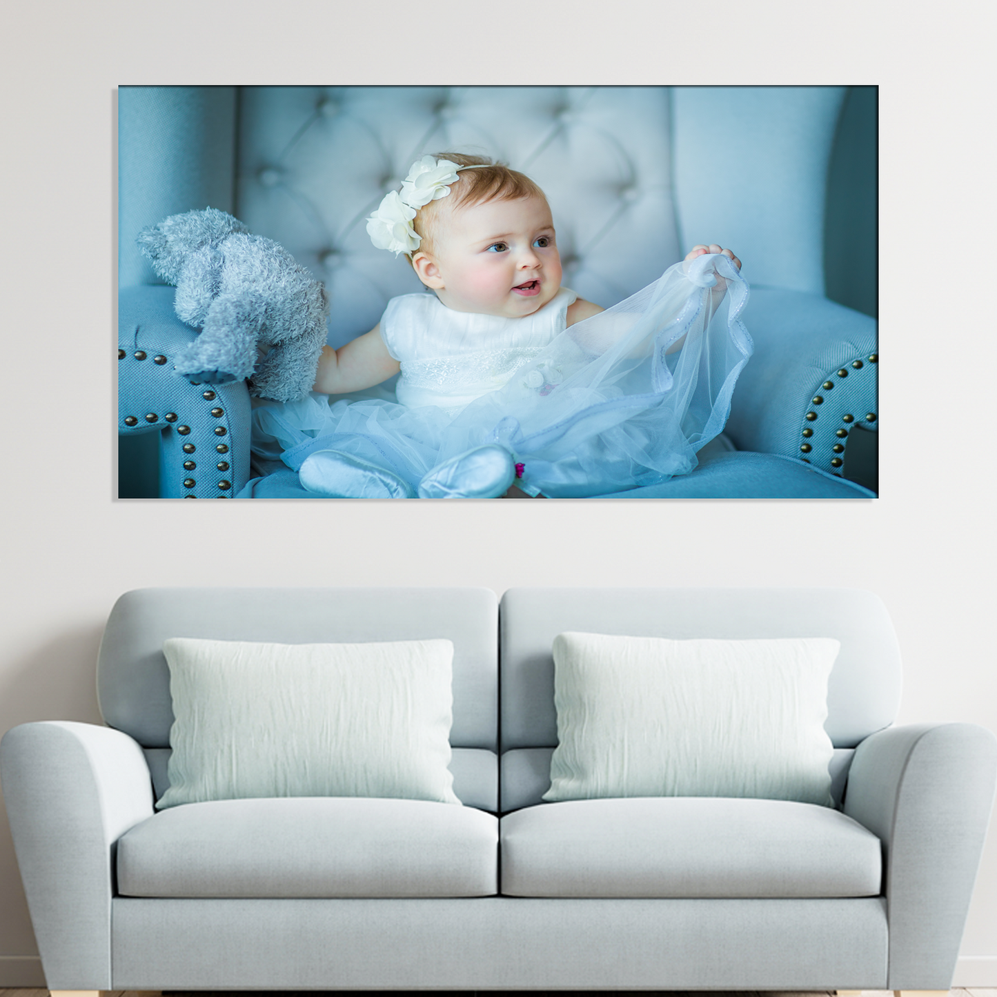 Baby Girl Painting Canvas Wall Painting