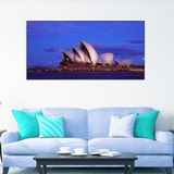 Opera House Abstract Canvas Print Wall Painting