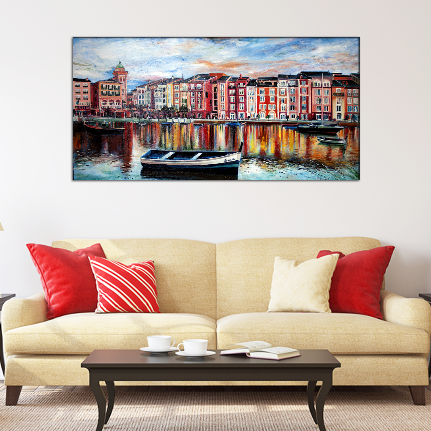 The Sunset Canvas Print Wall Painting