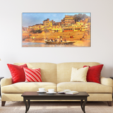 Ganges Colorful Abstract Canvas Print Wall Painting