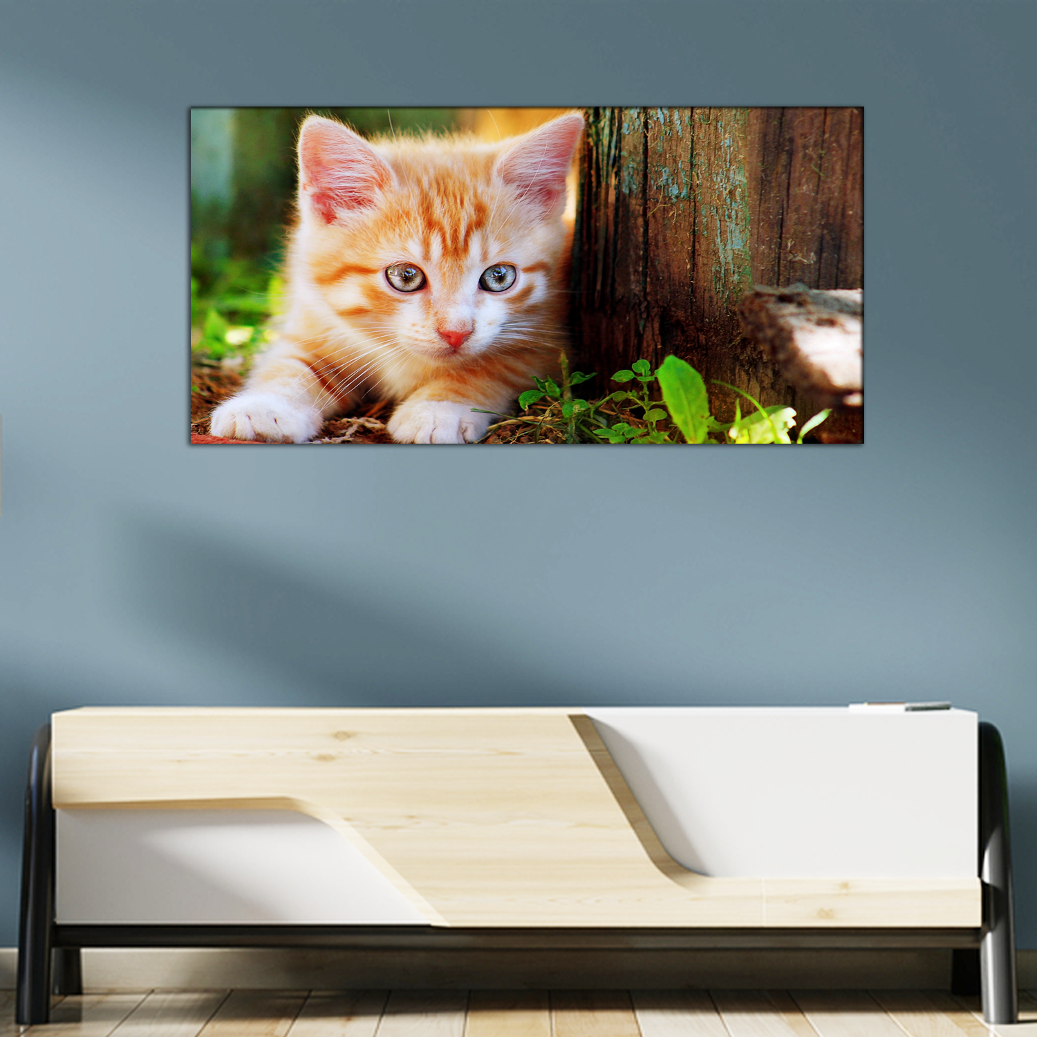 Cat Animal Canvas Print Wall Painting