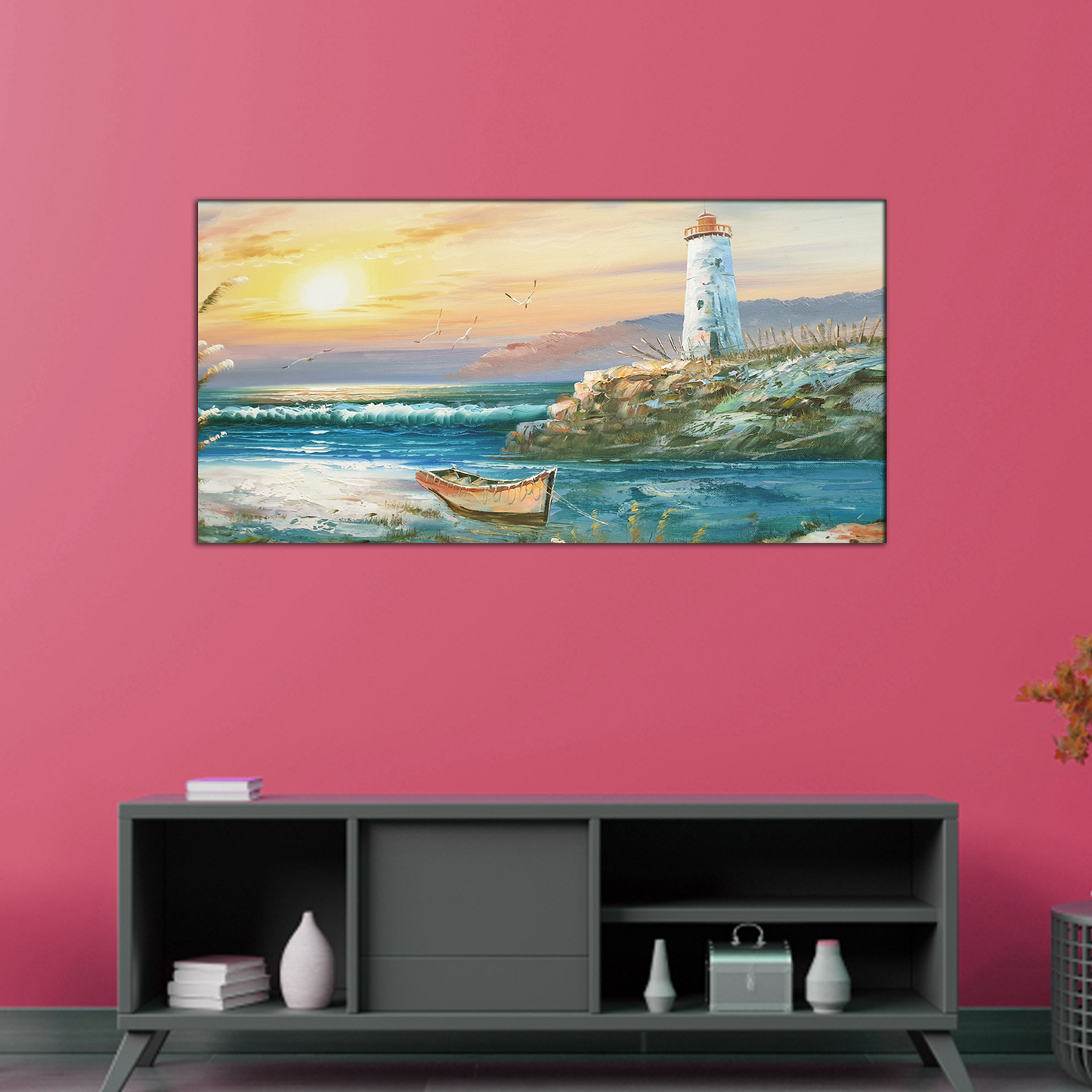 Sunset Canvas Print Wall Painting
