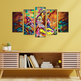Abstract Art MDF Panel Painting