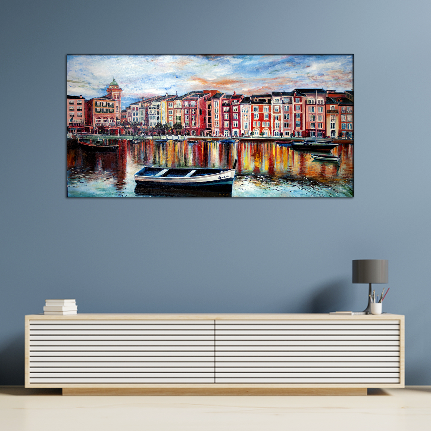 The Sunset Canvas Print Wall Painting