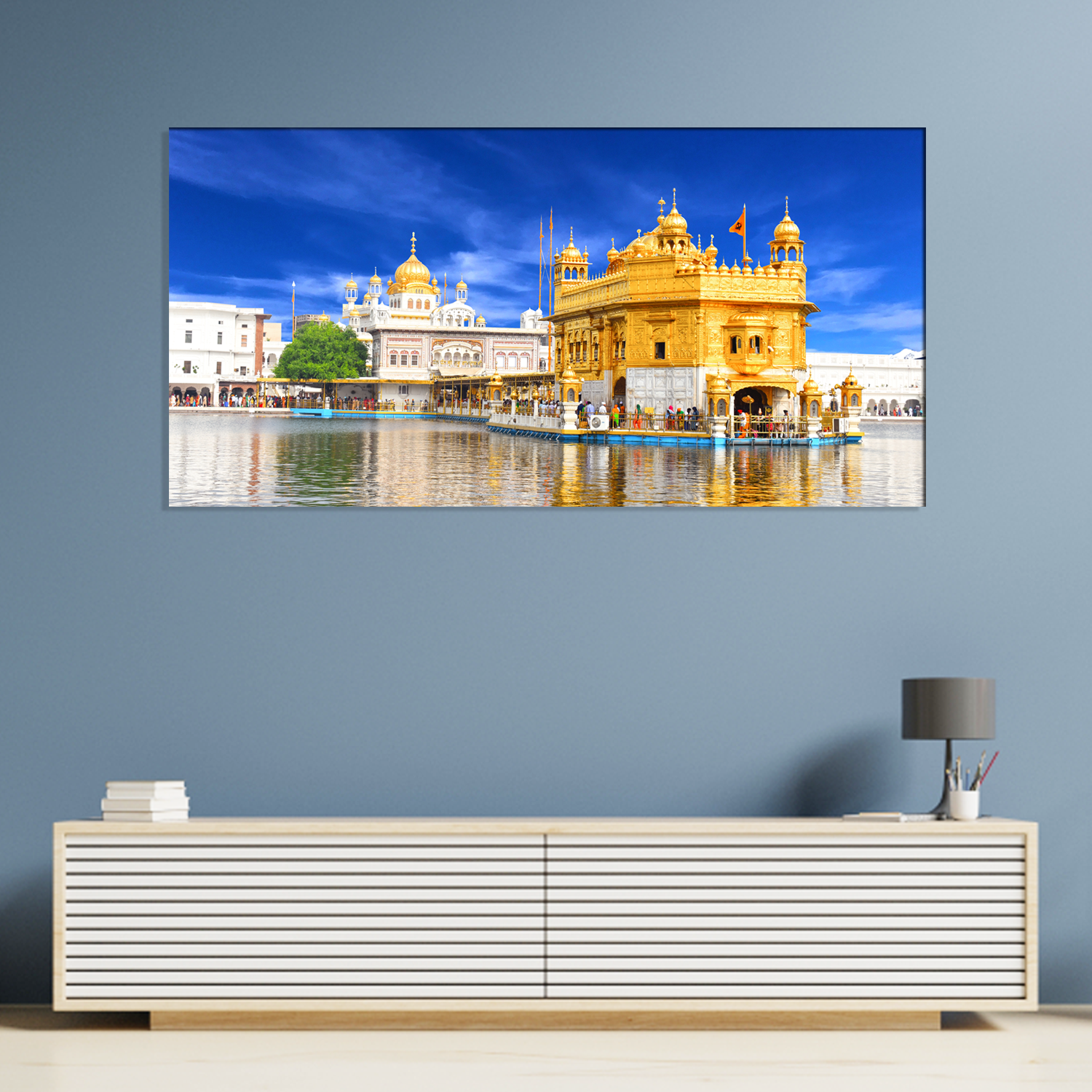 Golden Temple Canvas Print Wall Painting