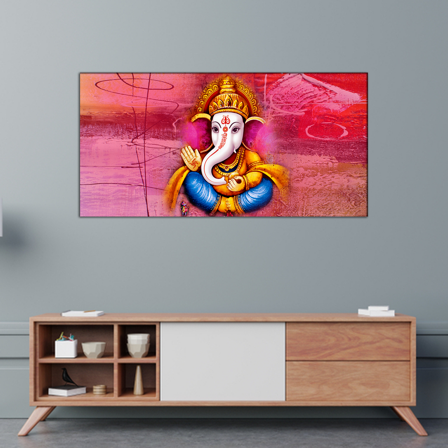 Beautiful Ganesha Canvas Print Wall Painting