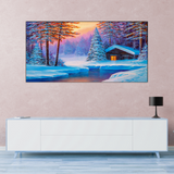 Winter Forest Canvas Print Wall Painting
