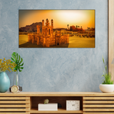 Arabic Small Town Modern Canvas Wall Painting