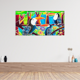 Birds in the Forest 3D Canvas Print Wall Painting