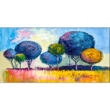Colourful Trees Scenery Abstract Canvas Print Wall Painting