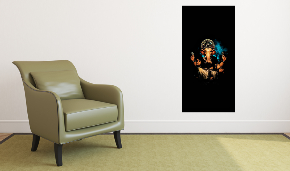 Canvas of Lord Ganesha for Home decor