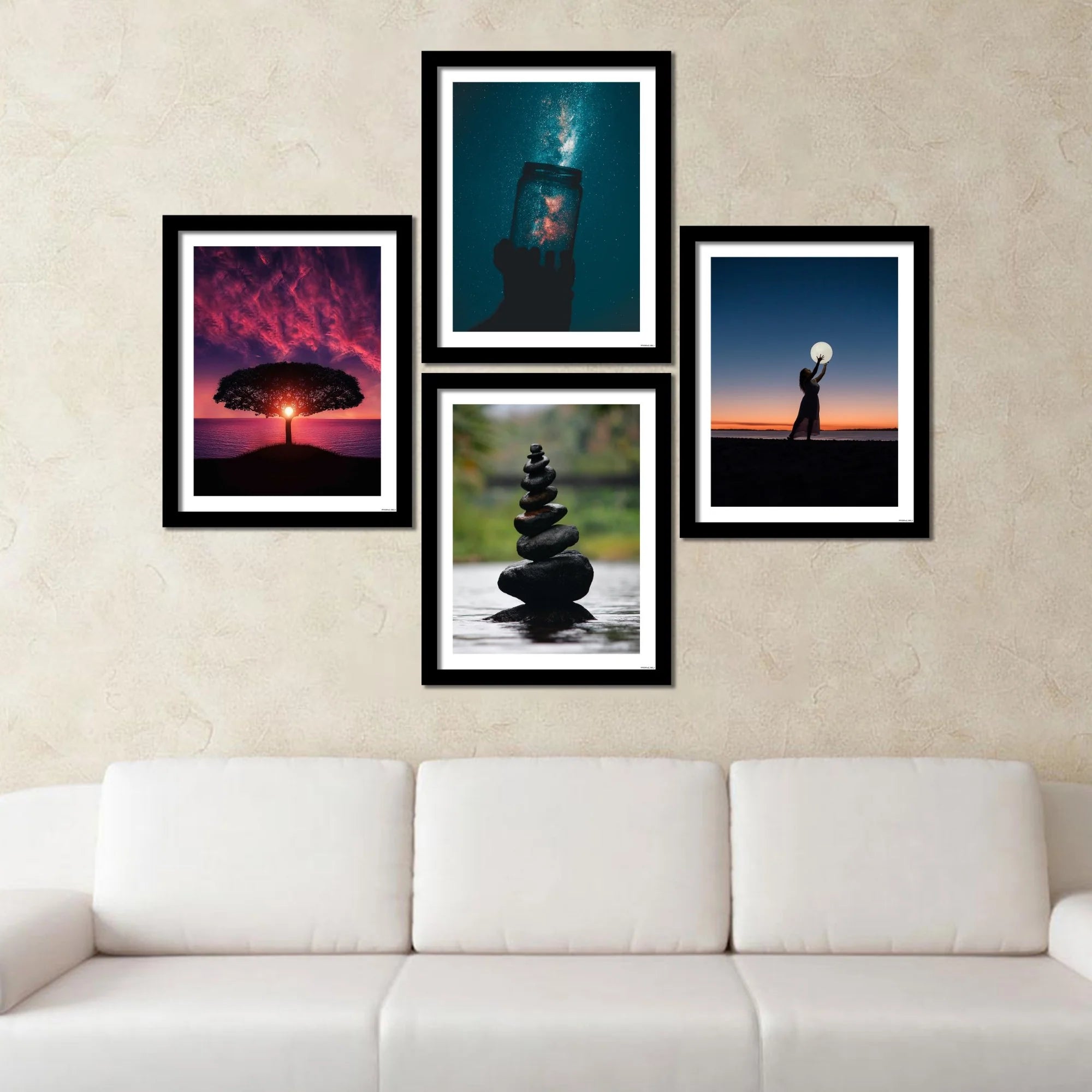 Photographs Pictures Wall Frame Set of 4