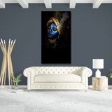 Lord krishna Beautiful Religious Canvas Wall Painting
