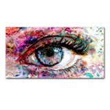Beautiful Colorful Eyes Modern Art Canvas Wall Painting