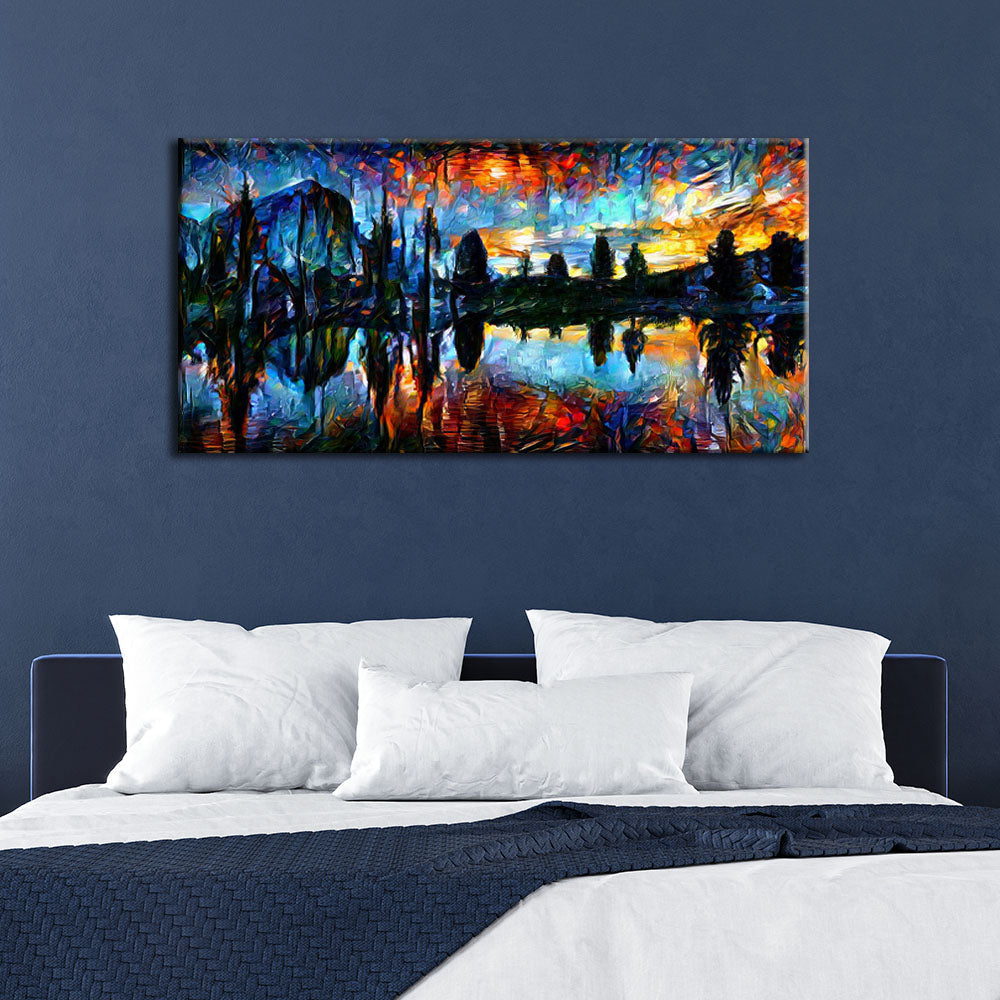 landscape Abstract Canvas Wall Painting