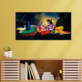 beautiful 3d art canvas of lord radha krishna