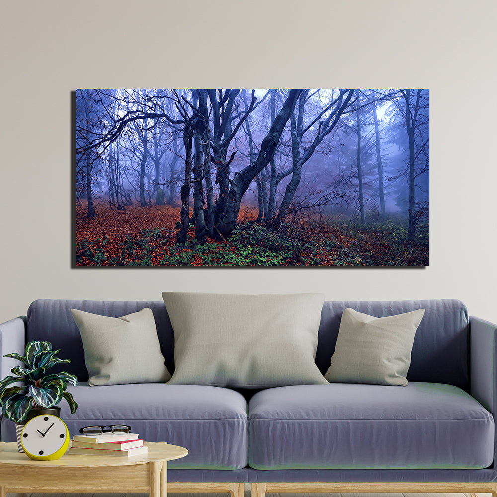 Forest View Print Canvas Print Wall Painting