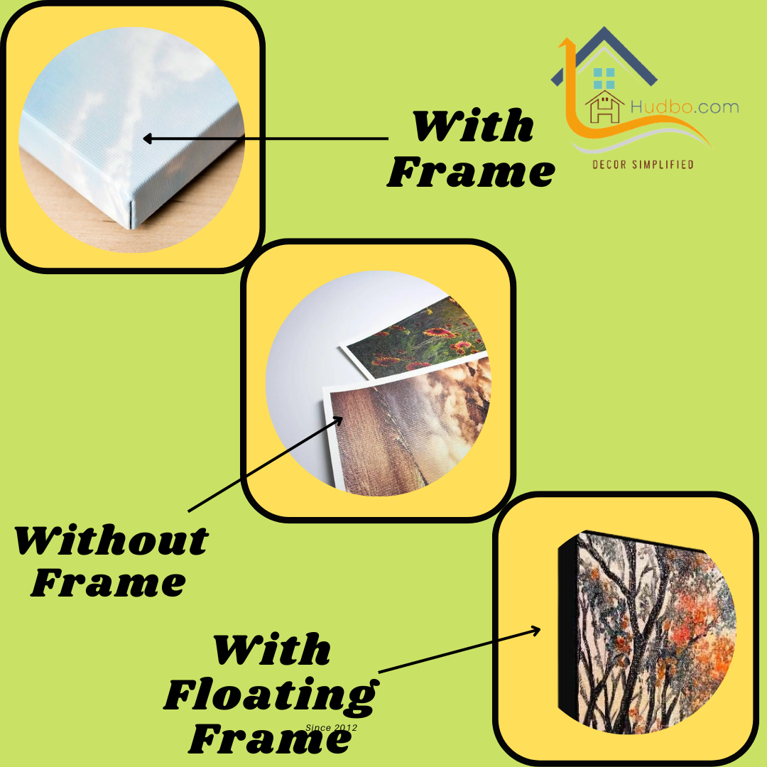 Geomatric Contracted Image With Deer Canvas Print Wall Painting