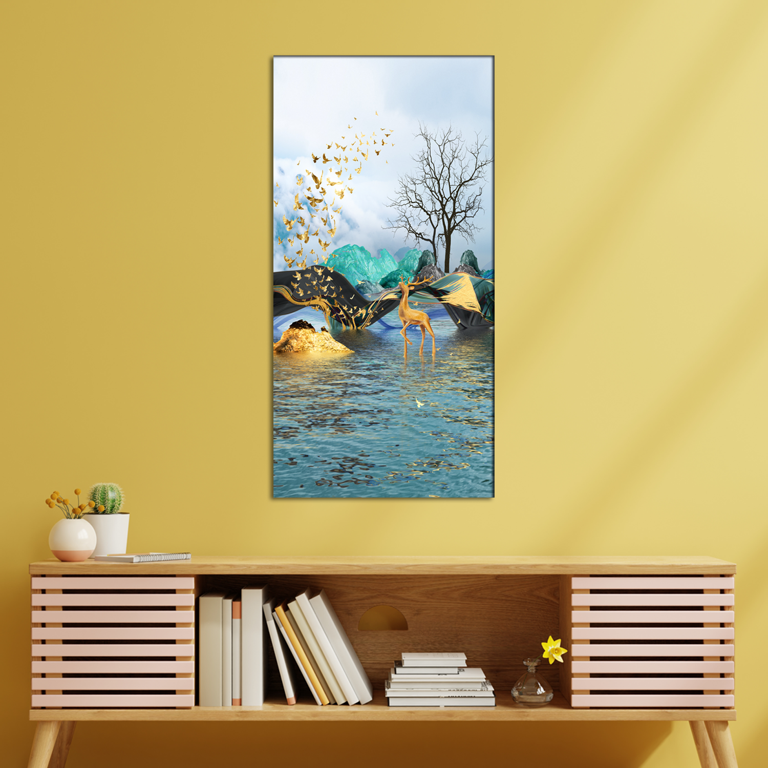 Abstract View Canvas Wall Painting