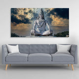 Adiyogi Shiva Meditating wall painting
