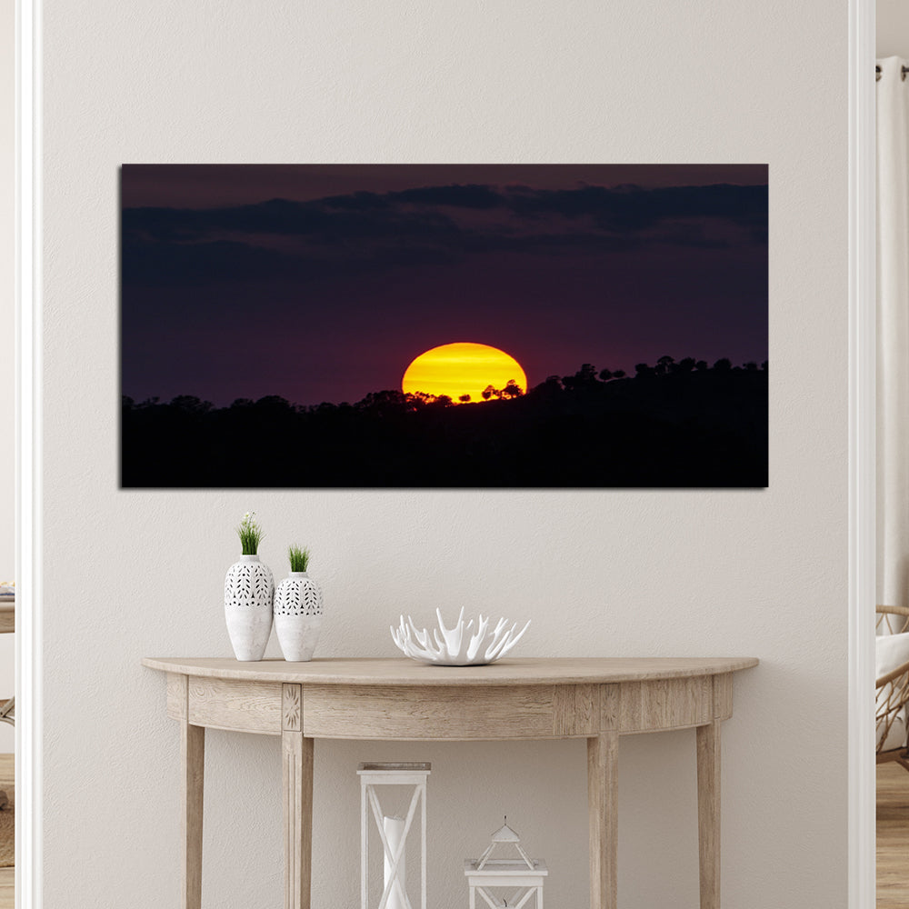 Sunset View Canvas Wall Painting